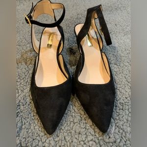 Louise et Cie women’s 7.5 black suede heels